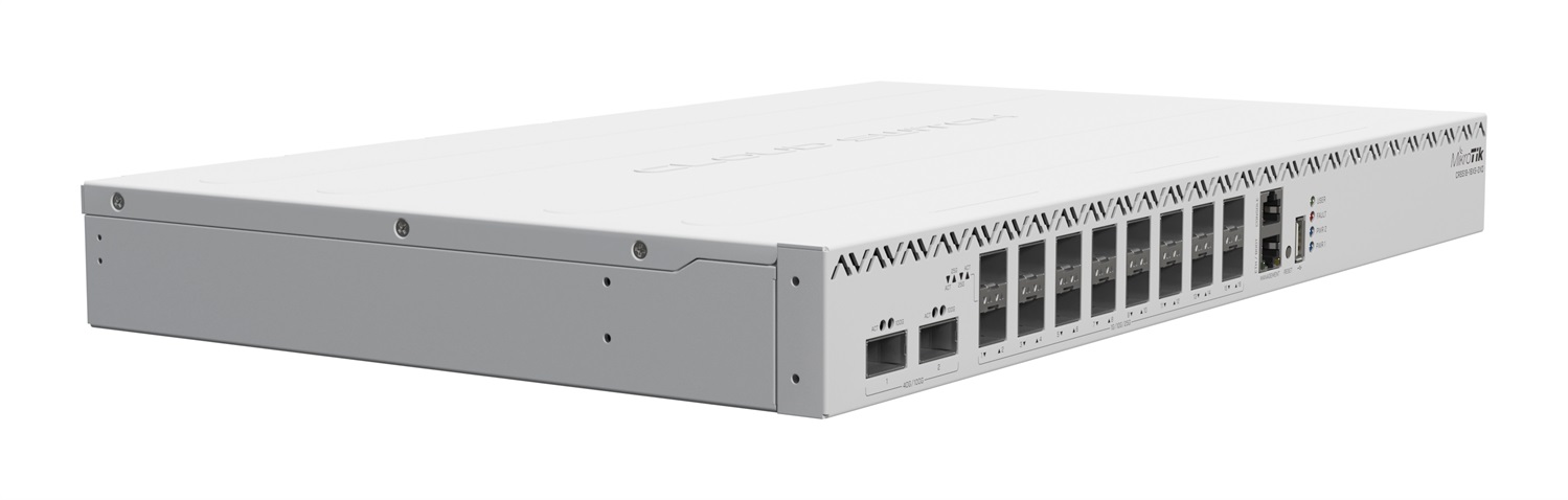 Mikrotik CRS518-16XS-2XQ-RM Switch di Rete Gestito con 16 Porte SFP28 da 25G e 2 Porte QSFP28 da 100G