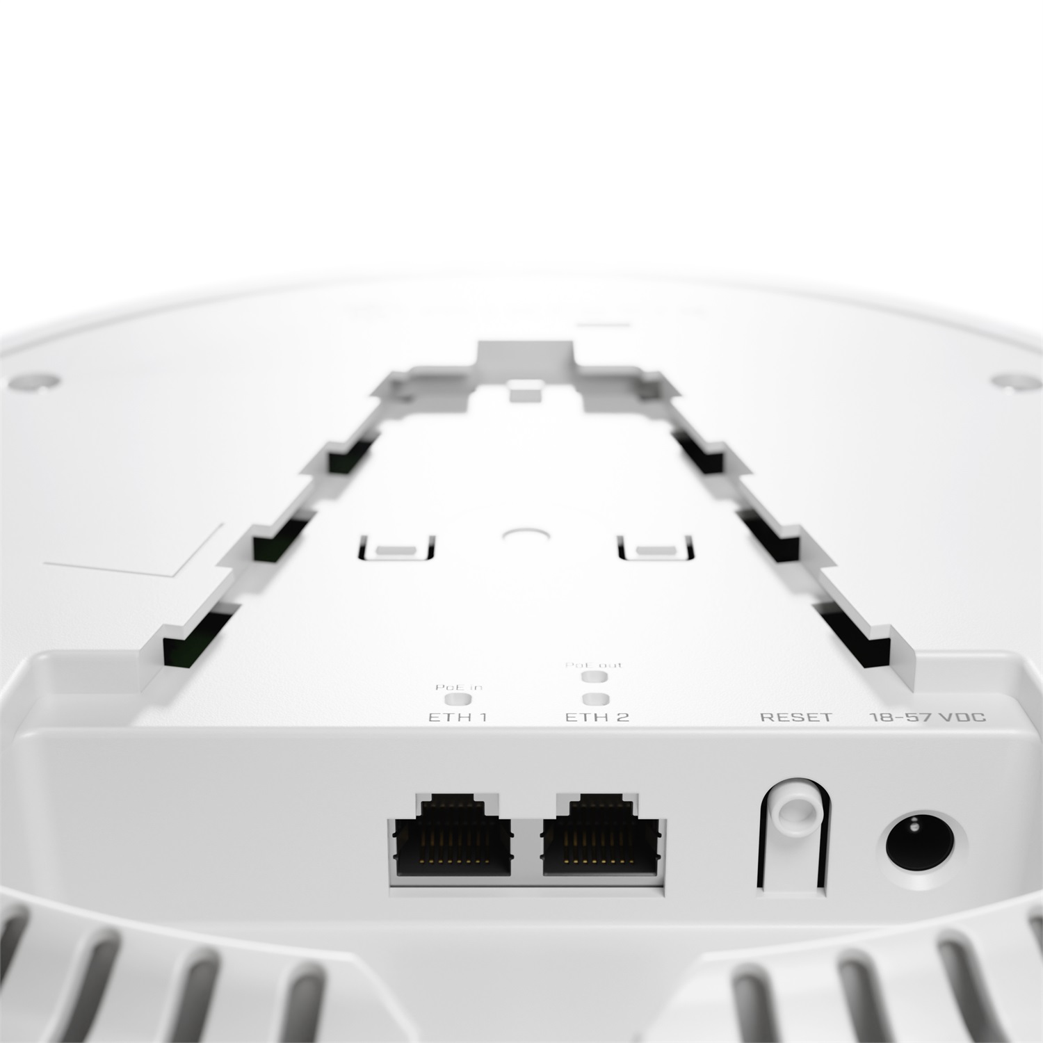MikroTik cAP ax - Access Point Wireless Dual Band 1774 Mbit/s, Bianco, Supporto PoE 802.3af/at, Quad-core 1.8GHz