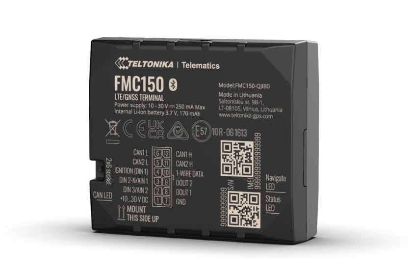 TELTONIKA FMC150-E - Localizzatore GPS 4G LTE con monitoraggio CANBUS per veicoli