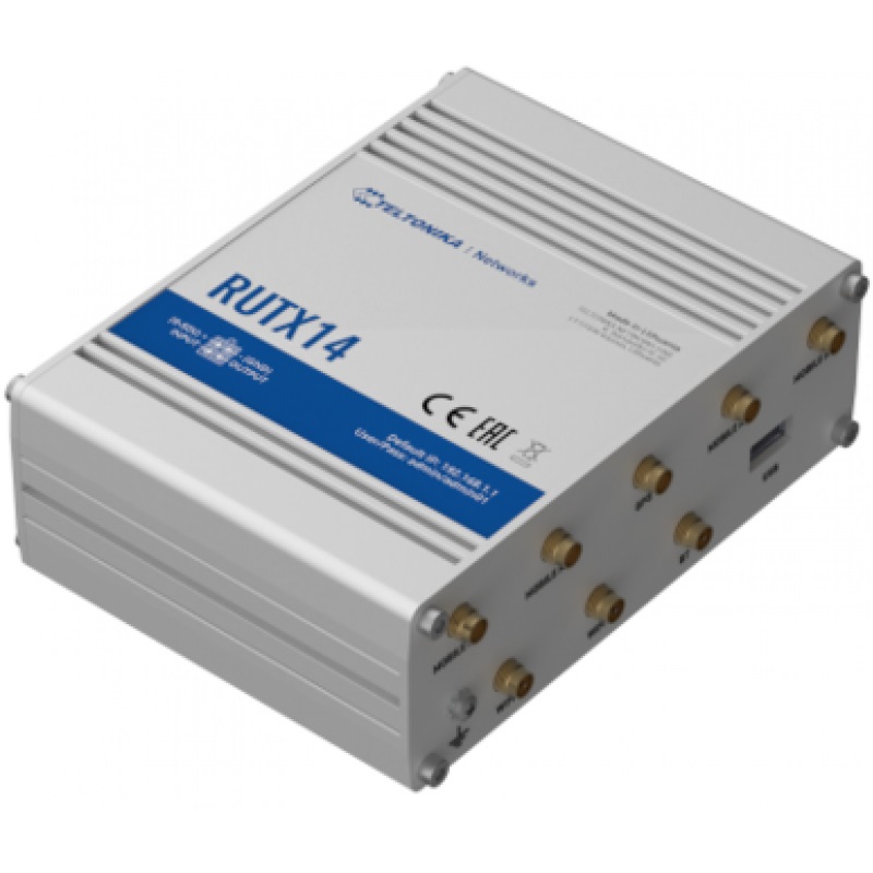 Teltonika RUTX14 Router di rete cellulare CAT12 4G con 5 porte Ethernet e porta USB