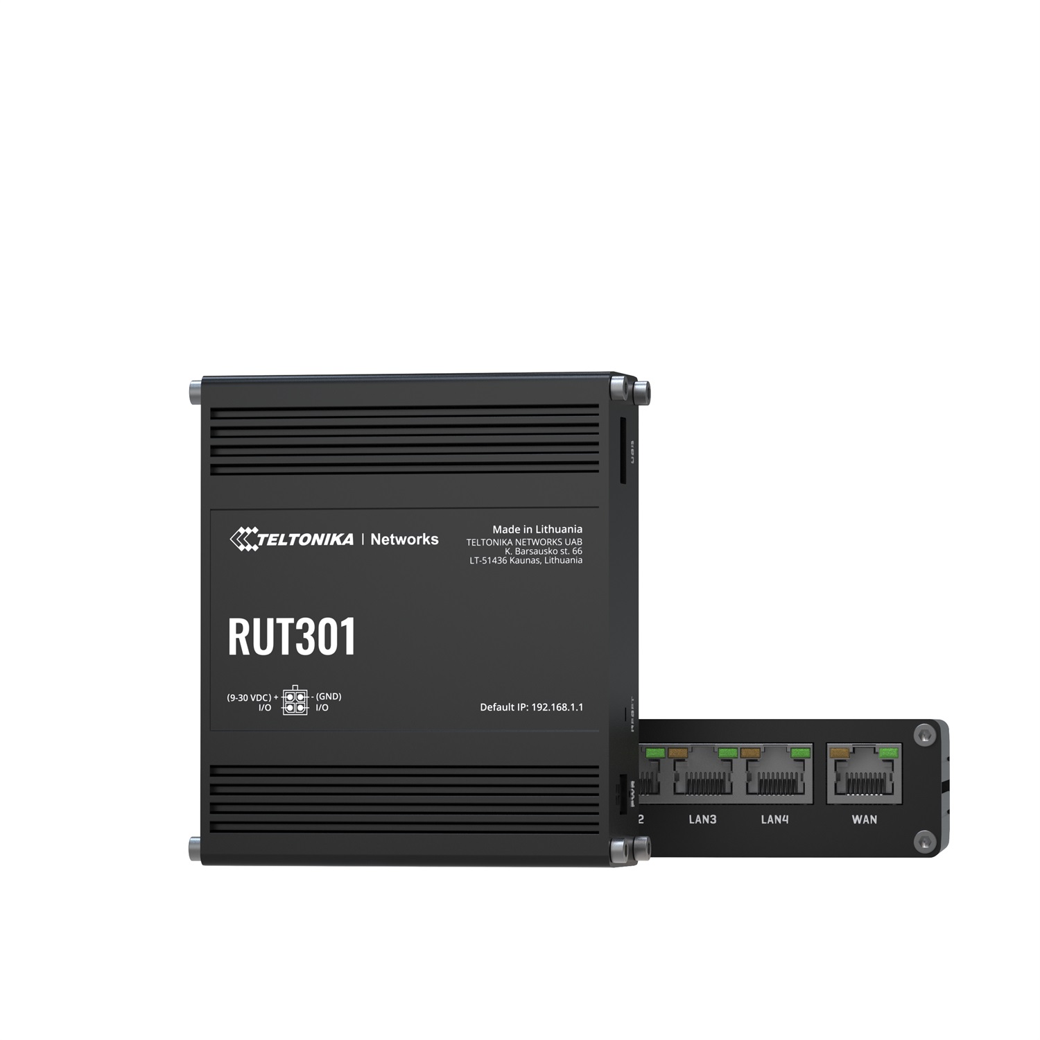 Teltonika RUT301 - Router di rete cellulare con connessione Ethernet, compatto e ideale per IoT