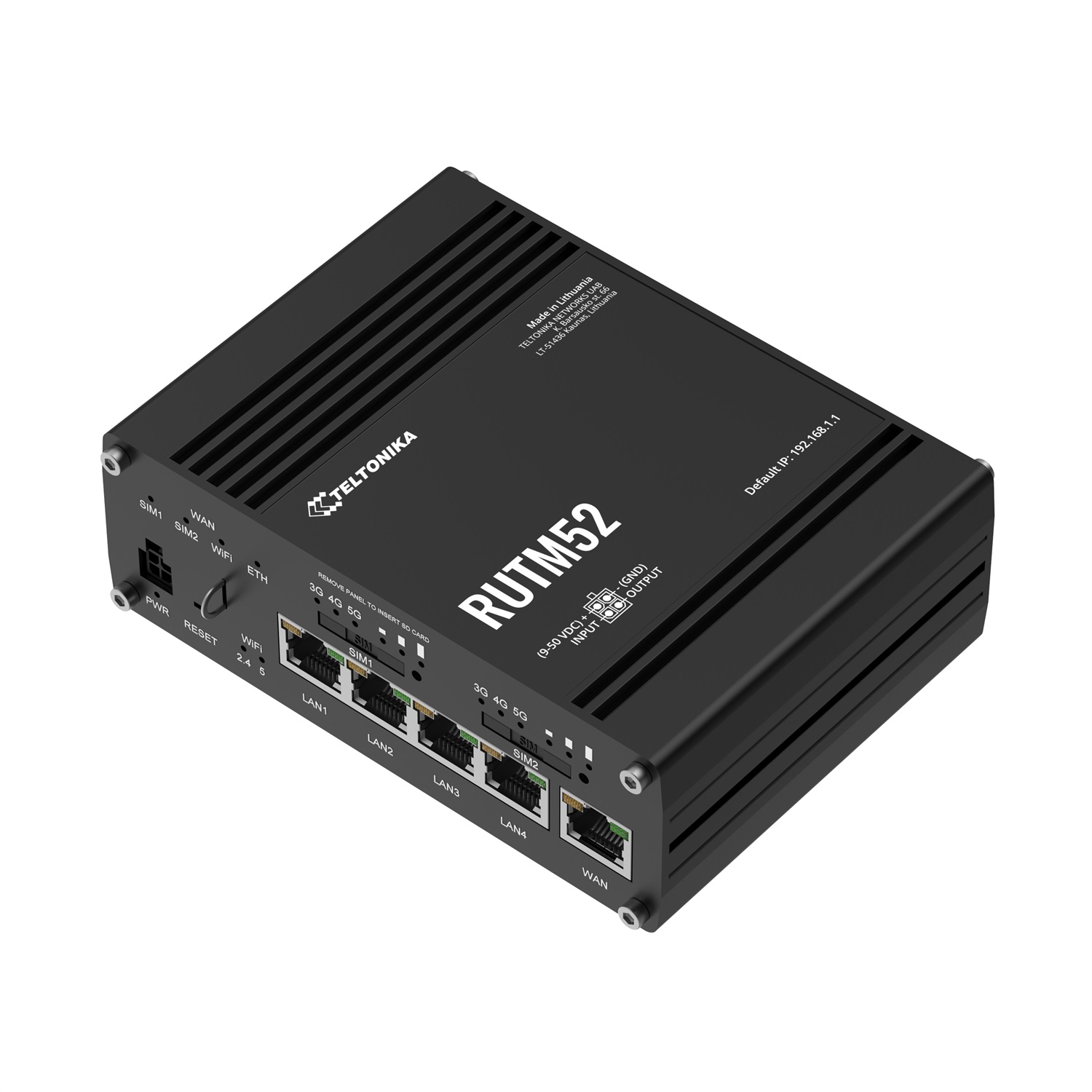 Teltonika RUTM52 Router Dual 5G con Doppia SIM e Doppia eSIM