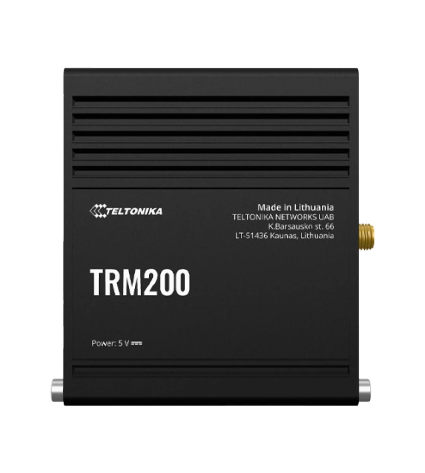 Teltonika TRM200 Modem 4G Cat 4 con Antenna Esterna, Colore Nero, Micro USB