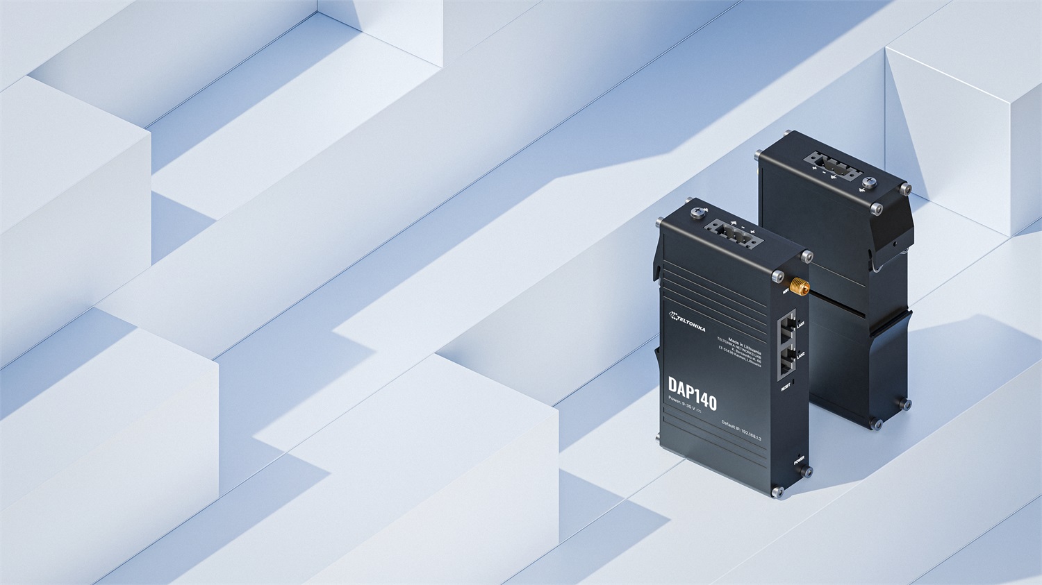 Teltonika DAP140 - Punto di accesso wireless Wi-Fi 4 2.4GHz 300Mbit/s con porte Ethernet e gestione remota