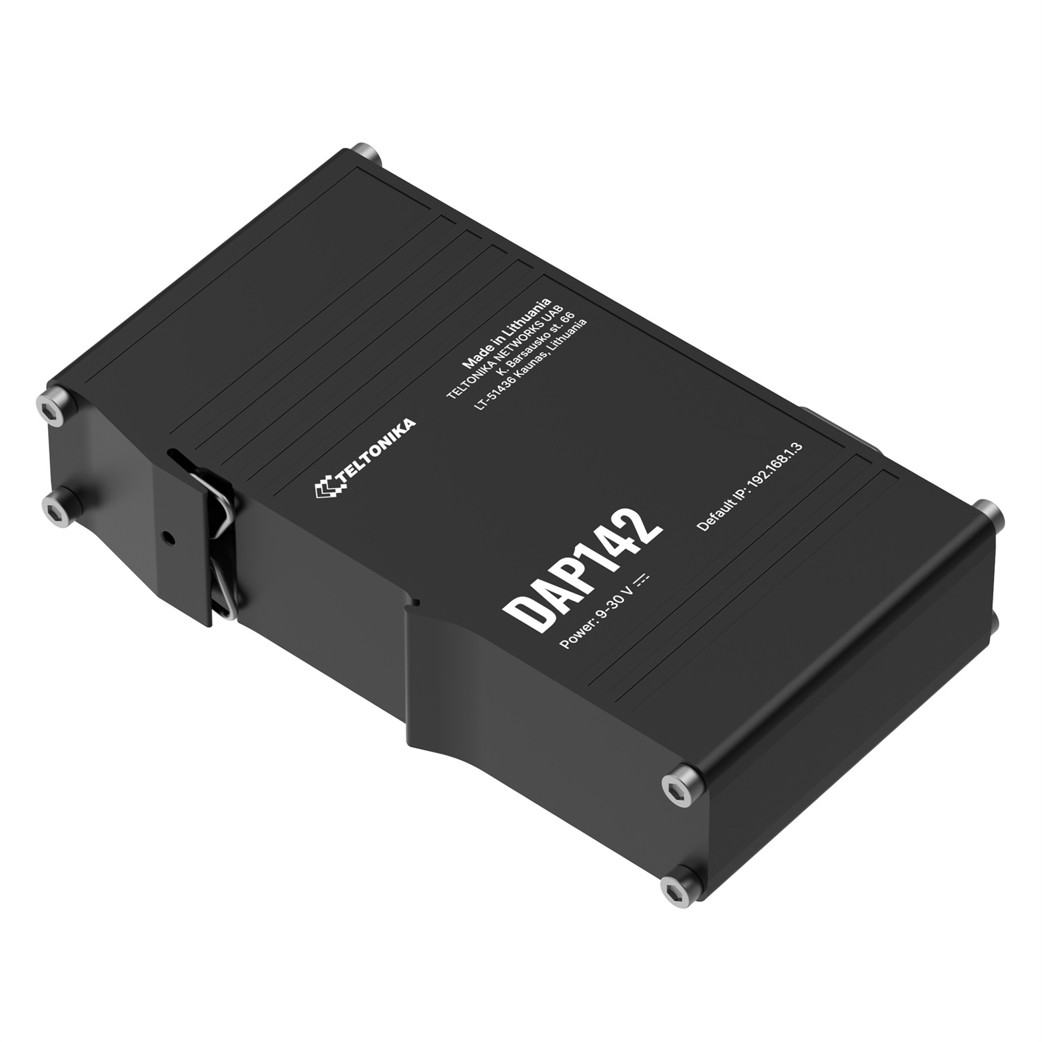 Teltonika DAP142 Access Point Wi-Fi 4 2.4GHz 300Mbit/s Nero con PoE