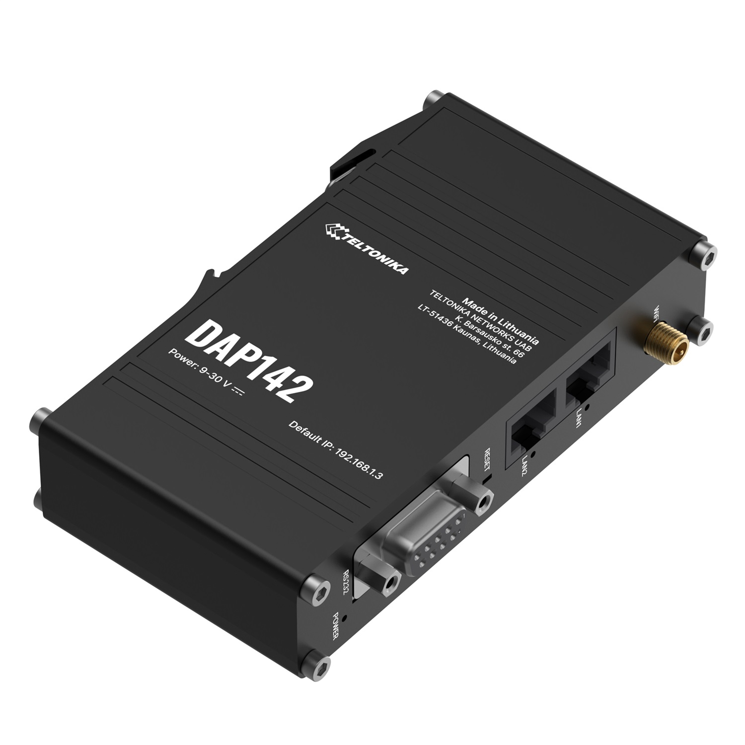 Teltonika DAP142 Access Point Wi-Fi 4 2.4GHz 300Mbit/s Nero con PoE