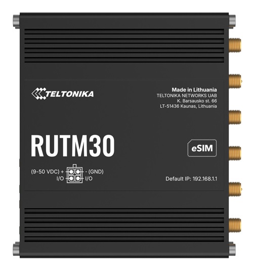 Teltonika RUTM30 - Router cellulare industriale 5G con WLAN
