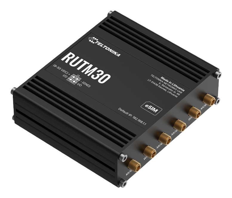 Teltonika RUTM30 - Router cellulare industriale 5G con WLAN
