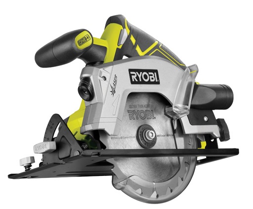Ryobi RWSL1801M Sega Circolare a Batteria 18V, Disco 150 mm, Profondità di Taglio Fino a 45 mm, con Guida Laser