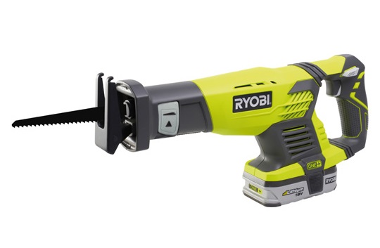 Ryobi RRS1801M Sega Dritta a Batteria 18V ONE - Design Ergonomico, Velocità della Lama Regolabile, Capacità di Taglio Max 180 mm