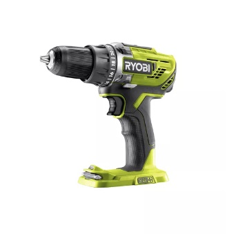Ryobi R18DD3-0 Trapano Avvitatore a Batteria 18V ONE con Luce LED, 2 Velocità, Mandrino Autoserrante 13mm, Ideale per Legno e Metallo
