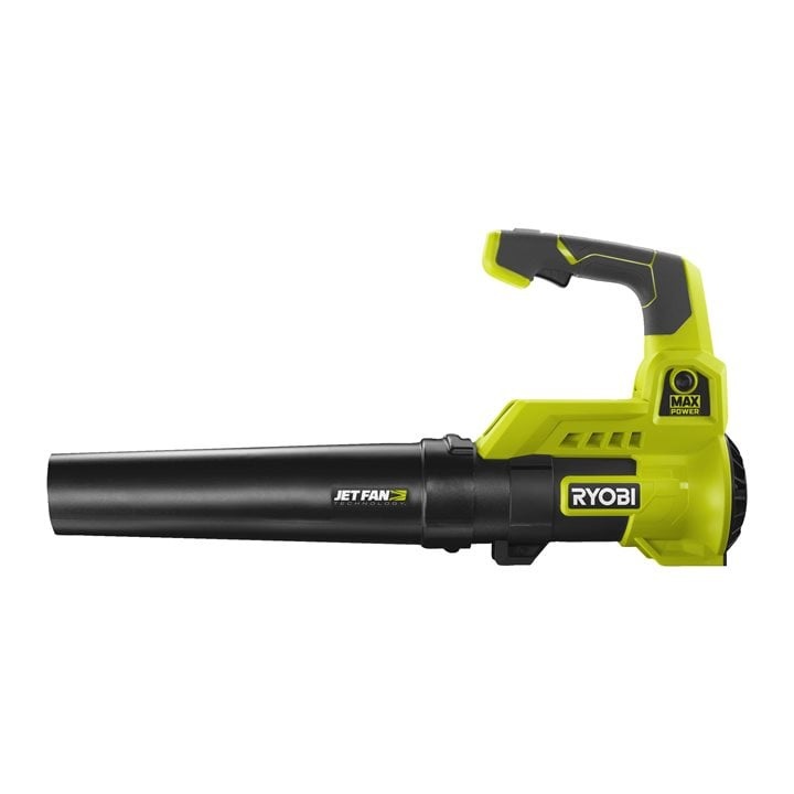 Ryobi RY36BLA-0 Soffiatore a Batteria Turbo Jet 36V - Solo Corpo Macchina, Nero e Verde, 152 km/h