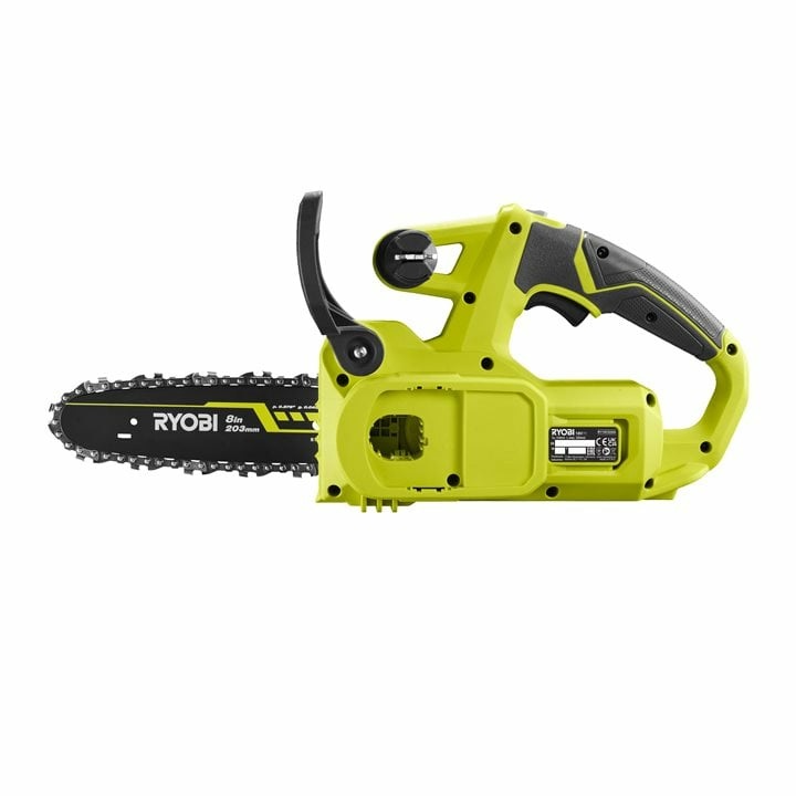 Ryobi RY18CS20A-0 Elettrosega a Batteria 18V ONE , Barra 20 cm, Catena Full-Skip, Solo Corpo Macchina