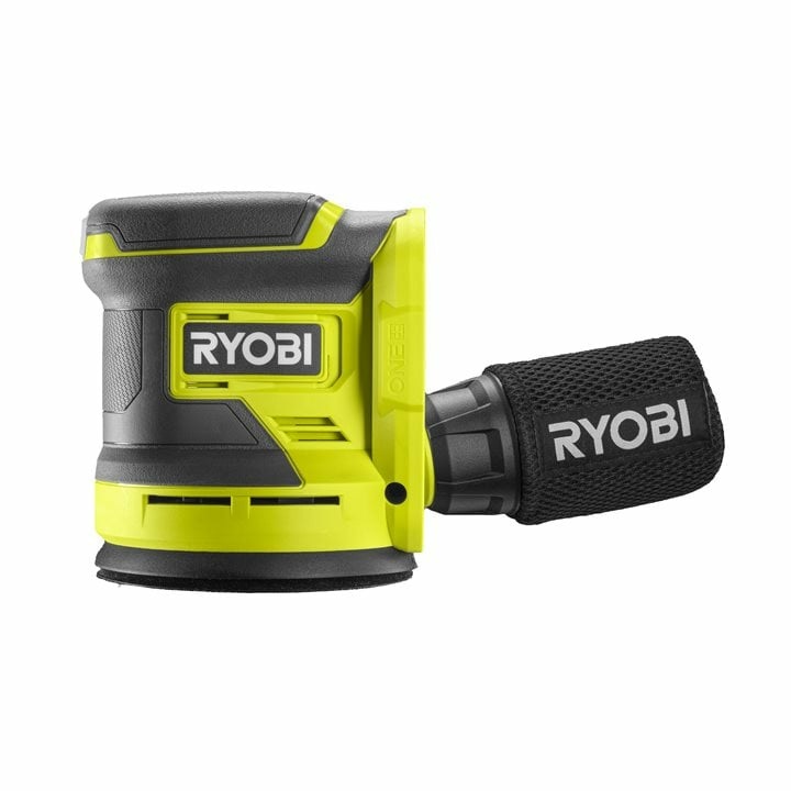 Ryobi R18ROS-0 Levigatrice Rotorbitale 18V ONE , Ø 125mm, Velocità 10.000 Giri/Minuto, Diametro Orbita 2.5mm, Fino a 20.000 Oscillazioni al Minuto