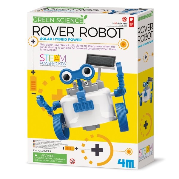4M Veicolo Robot Ibrido ad Energia Solare - Kit Scientifico Gioco Educativo STEM per Bambini 8