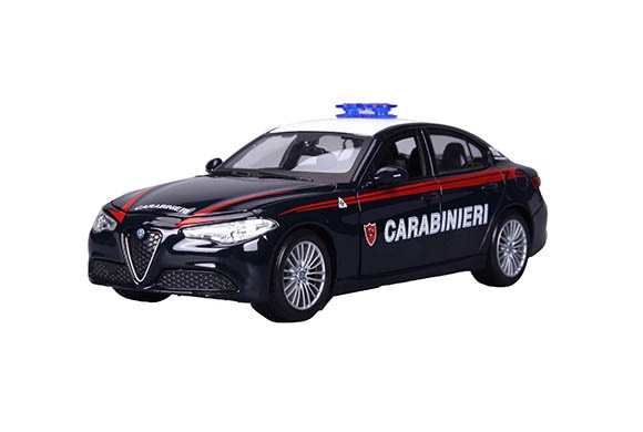 BBURAGO Modellino Auto Carabinieri - Scala 1:24 Assortito con Licenza Ufficiale, Età Consigliata 3 Anni