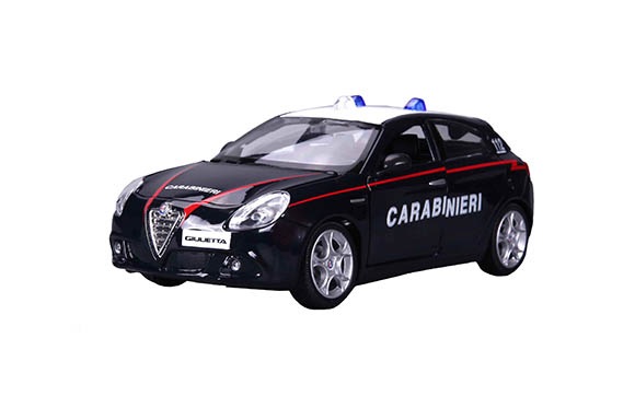 BBURAGO Modellino Auto Carabinieri - Scala 1:24 Assortito con Licenza Ufficiale, Età Consigliata 3 Anni