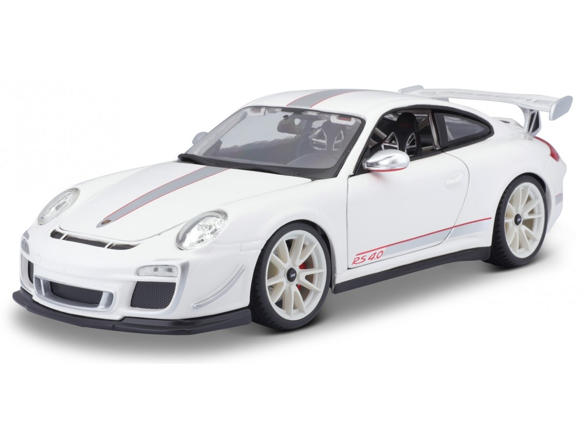 Burago Porsche 911 GT3 RS 4.0 Modellino Auto Sportiva Preassemblato Scala 1:18 - Blu e Colori Assortiti