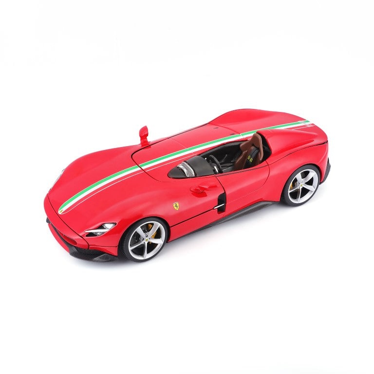 Bburago Ferrari Monza SP1 1:18 - Modello Supercar Dettagliato in Metallo con Design Assortiti