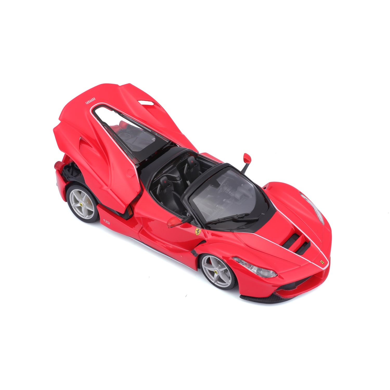 Burago LaFerrari Aperta R&P - Modellino da Collezione Scala 1:24 con Portiere, Cofano e Bagaglio Apribili