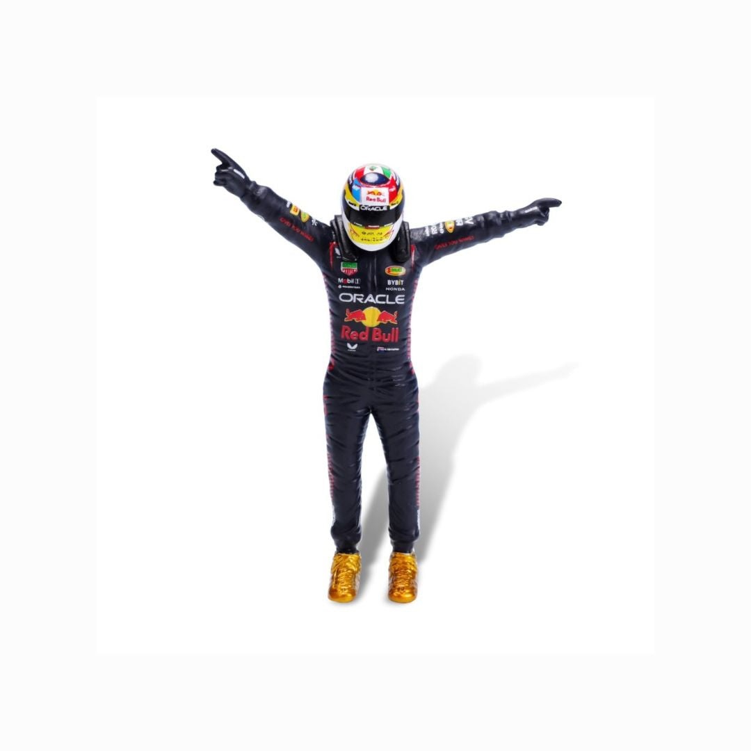 Burago Red Bull Racing RB19 Max Verstappen #1 2023 - Modellino Auto Sportiva Realistico in Scala 1:24 con Personaggio di Max Verstappen, Licenza Ufficiale Red Bull, Età Consigliata 14 Anni