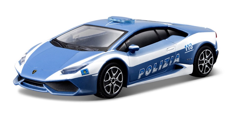 BBURAGO Lamborghini Huracan LP 610-4 Police Modello supercar Preassemblato 1:43