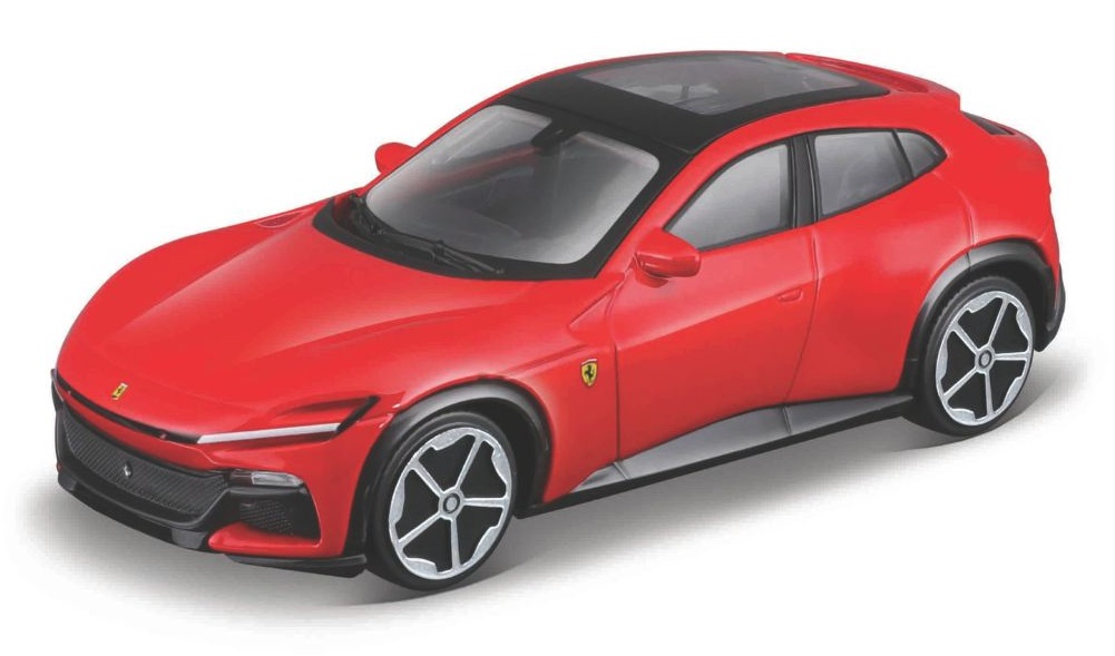BBURAGO Ferrari Purosangue 1:43 Modellino Auto Die-Cast con Licenza Ufficiale, Età Consigliata 3 Anni