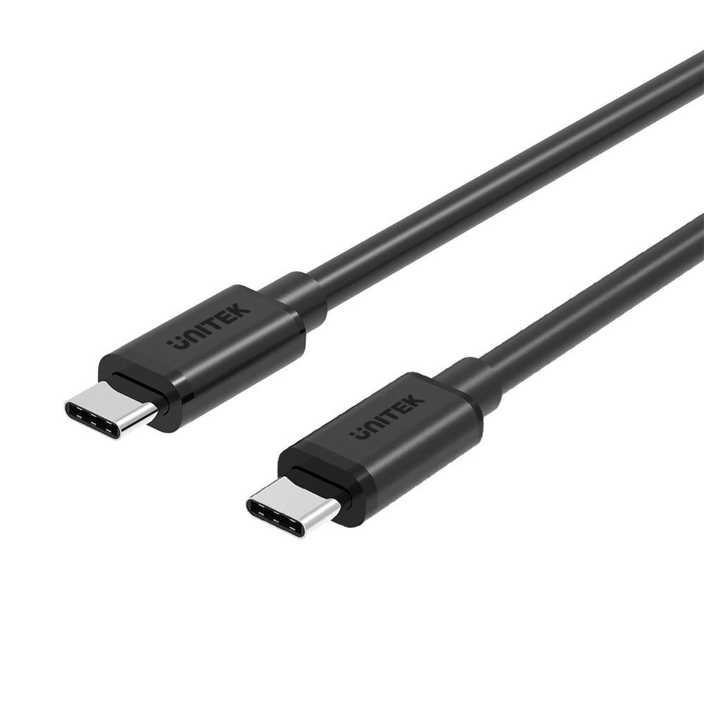 Unitek Cavo USB Type-C a USB Type-C 1m - Standard USB 3.2 Gen 1, Colore Nero