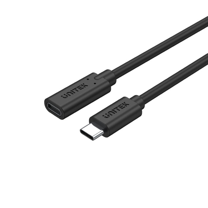 UNITEK C14086BK-1.5M Cavo di prolunga USB-C 4K a 60Hz, 100W, 10Gbps, 1,5 m, Nero