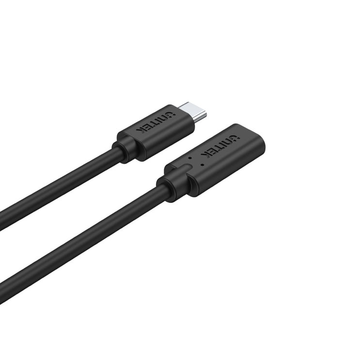 UNITEK C14086BK-1.5M Cavo di prolunga USB-C 4K a 60Hz, 100W, 10Gbps, 1,5 m, Nero