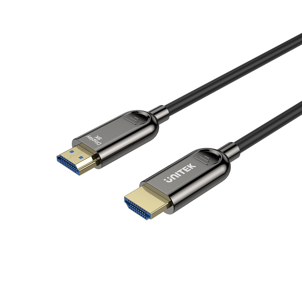 Unitek Cavo Ottico HDMI 2.1 AOC 8K 120Hz 30m Nero
