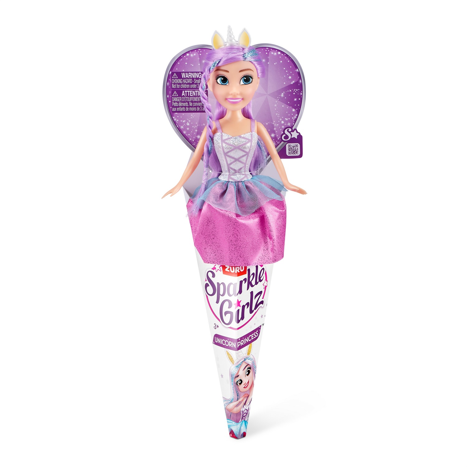 ZURU Sparkle Girlz Bambola Principessa Unicorno 28 cm Colorata - Collezionabile