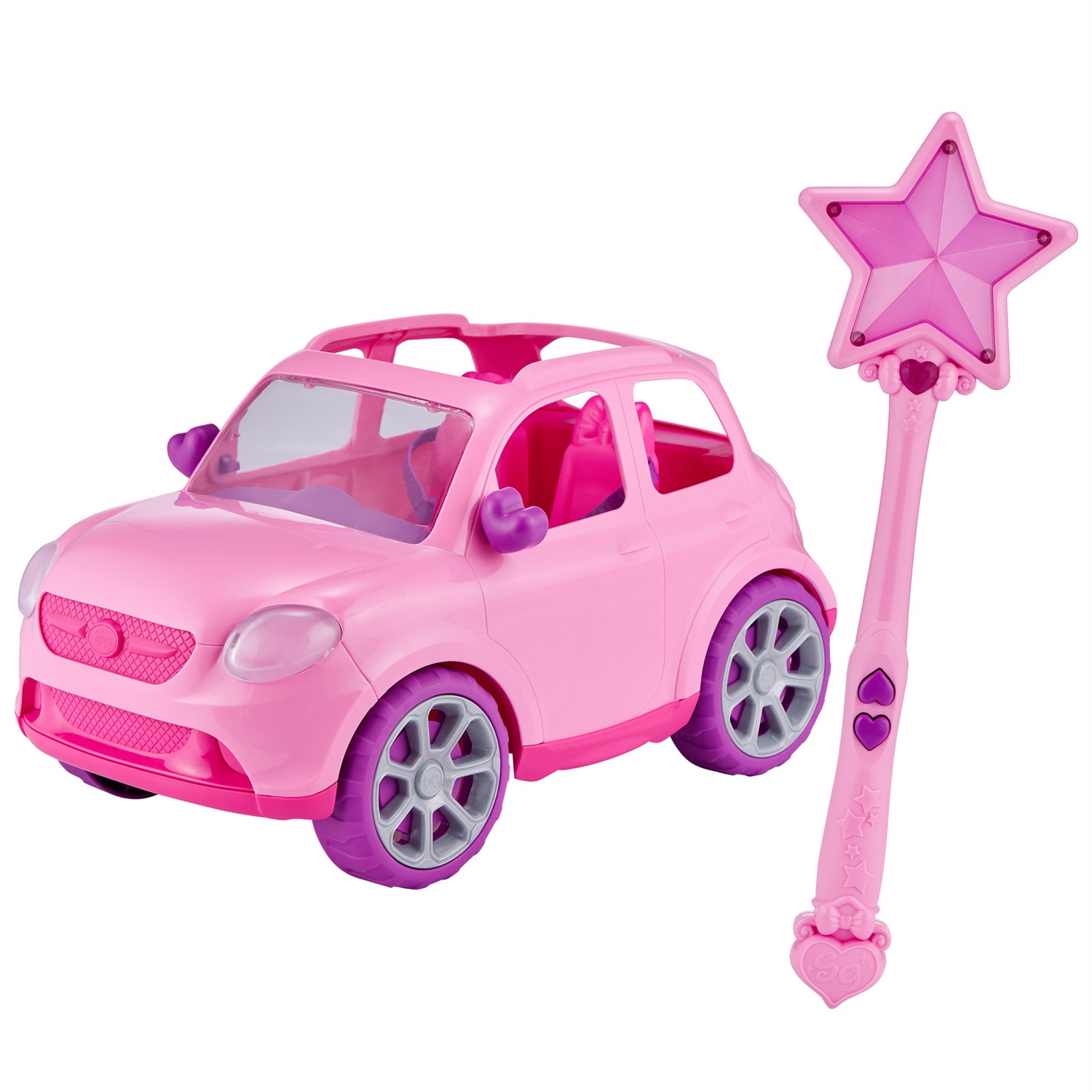 ZURU Sparkle Girlz 100299 Auto Radiocomandata con Bacchetta Magica Direzionale - Design Accattivante e Rotazione a 360 Gradi