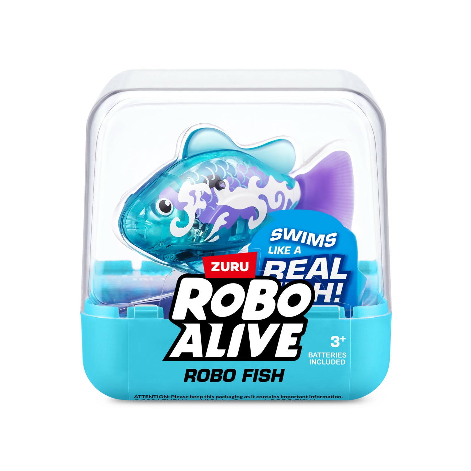 Robo Alive Robo Fish - Pesciolino che Nuota Davvero, 1 Pezzo Colore Casuale, Età 3
