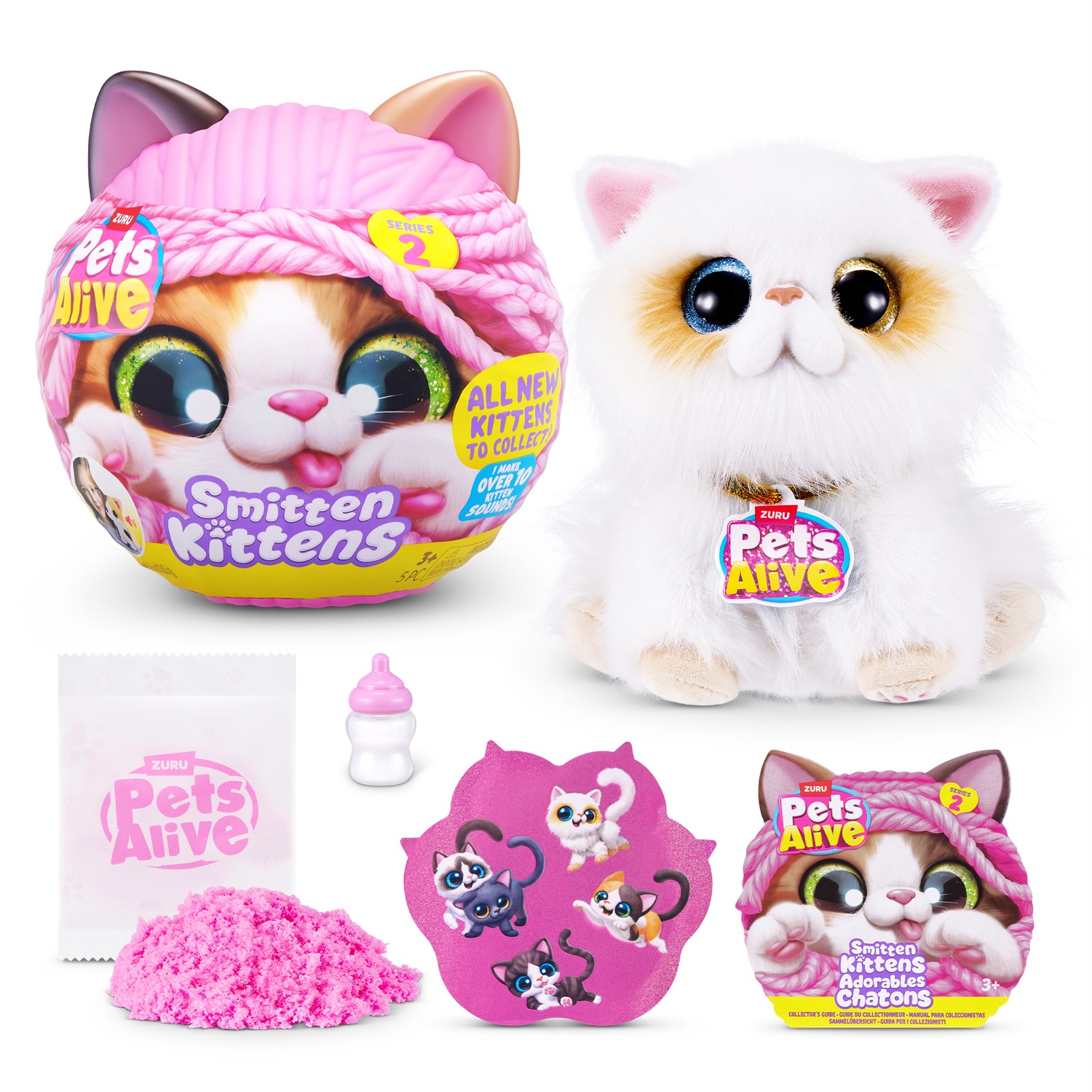 Zuru Smitten Kittens Peluche a Sorpresa con Suoni - Serie 2