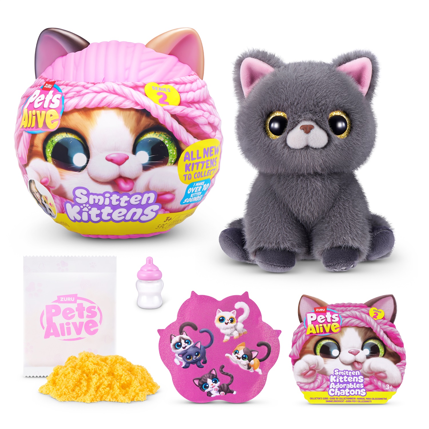 Zuru Smitten Kittens Peluche a Sorpresa con Suoni - Serie 2