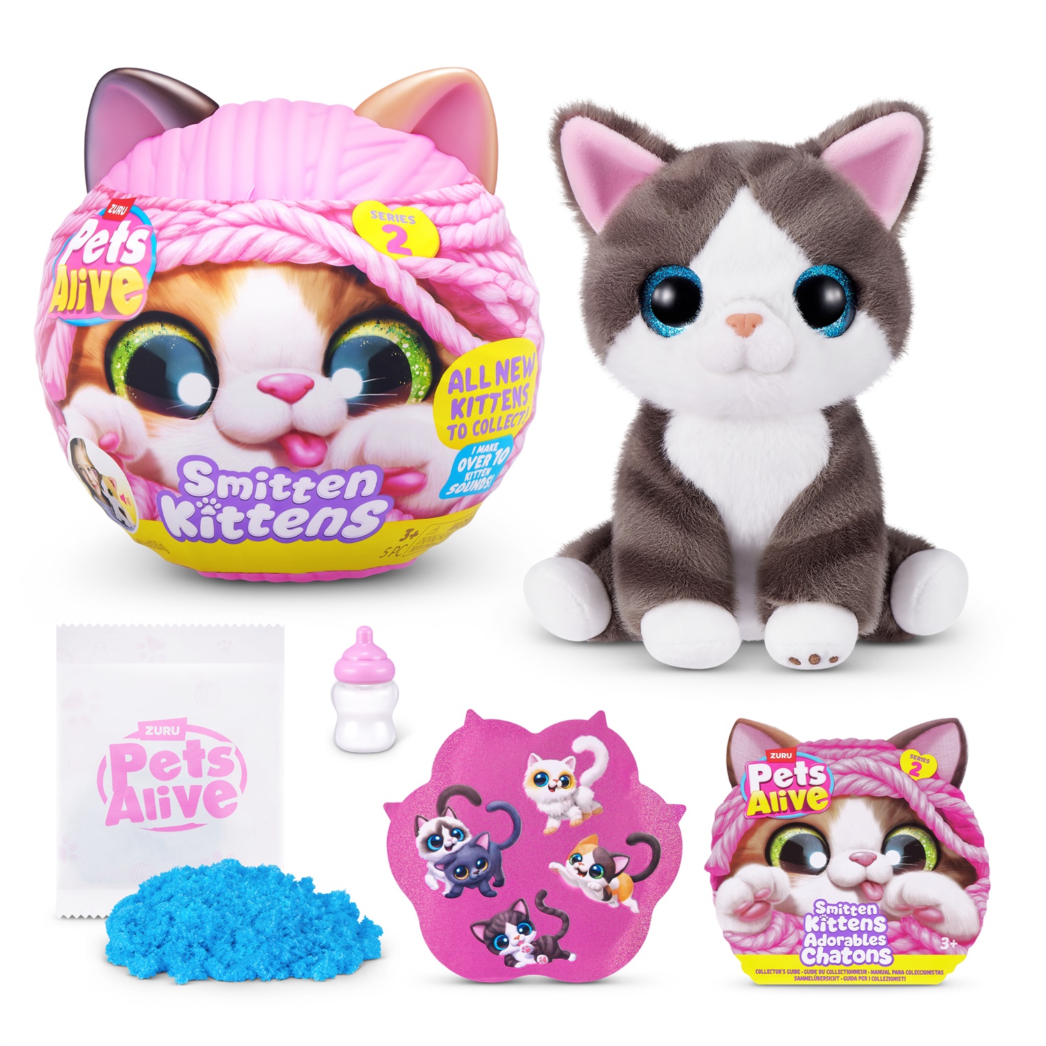 Zuru Smitten Kittens Peluche a Sorpresa con Suoni - Serie 2