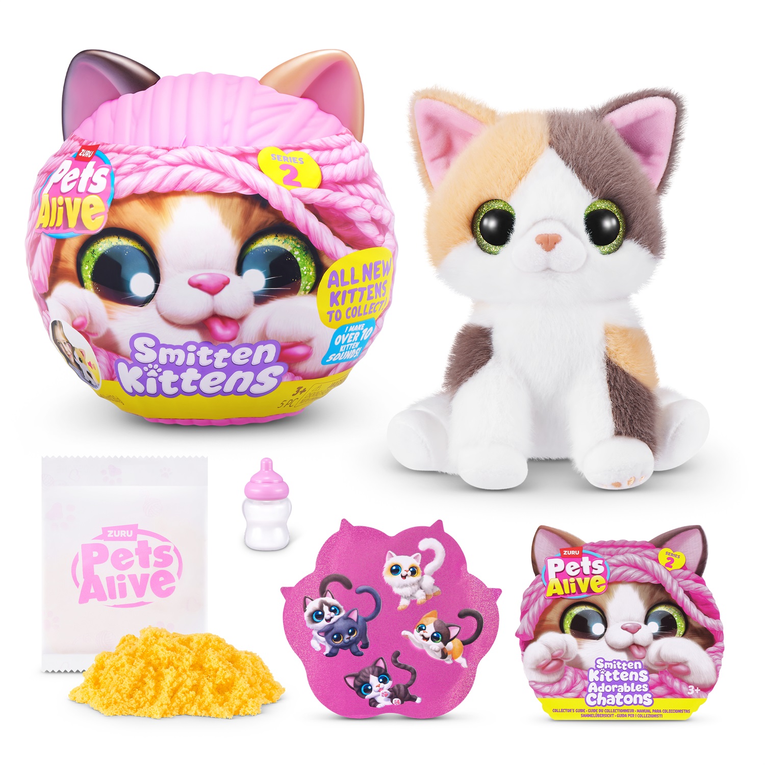 Zuru Smitten Kittens Peluche a Sorpresa con Suoni - Serie 2