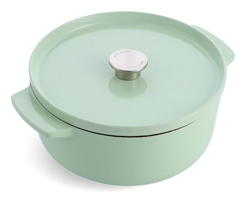KitchenAid Casseruola in Ghisa Smaltata Ø 26cm, 5,2L, Alta Qualità, Induzione e Forno 260°C, Manico Ergonomico