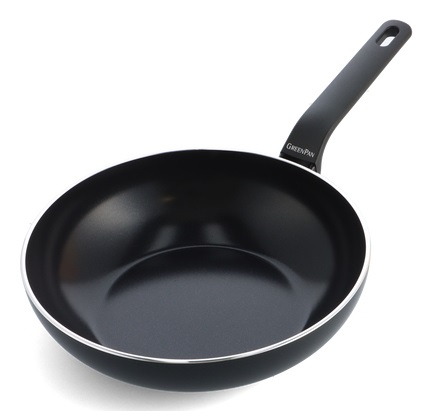 GreenPan Essence Wok/padella per cottura al salto Rotondo