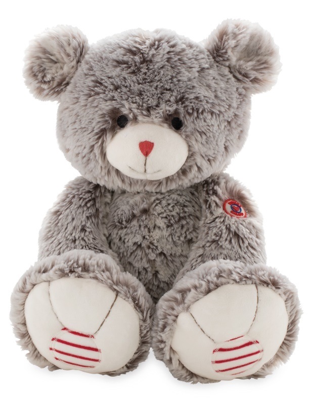 Kaloo Plume Peluche Orsetto Grigio 38 cm - Morbido e Afferrabile, Perfetto per la Cameretta