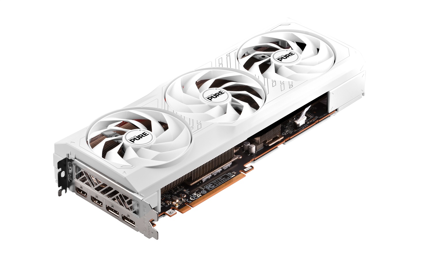 Sapphire PURE Radeon RX 7800 XT Gaming OC - 16 GB GDDR6, PCIe 4.0, Triple Fan, Dual HDMI/Dual DP