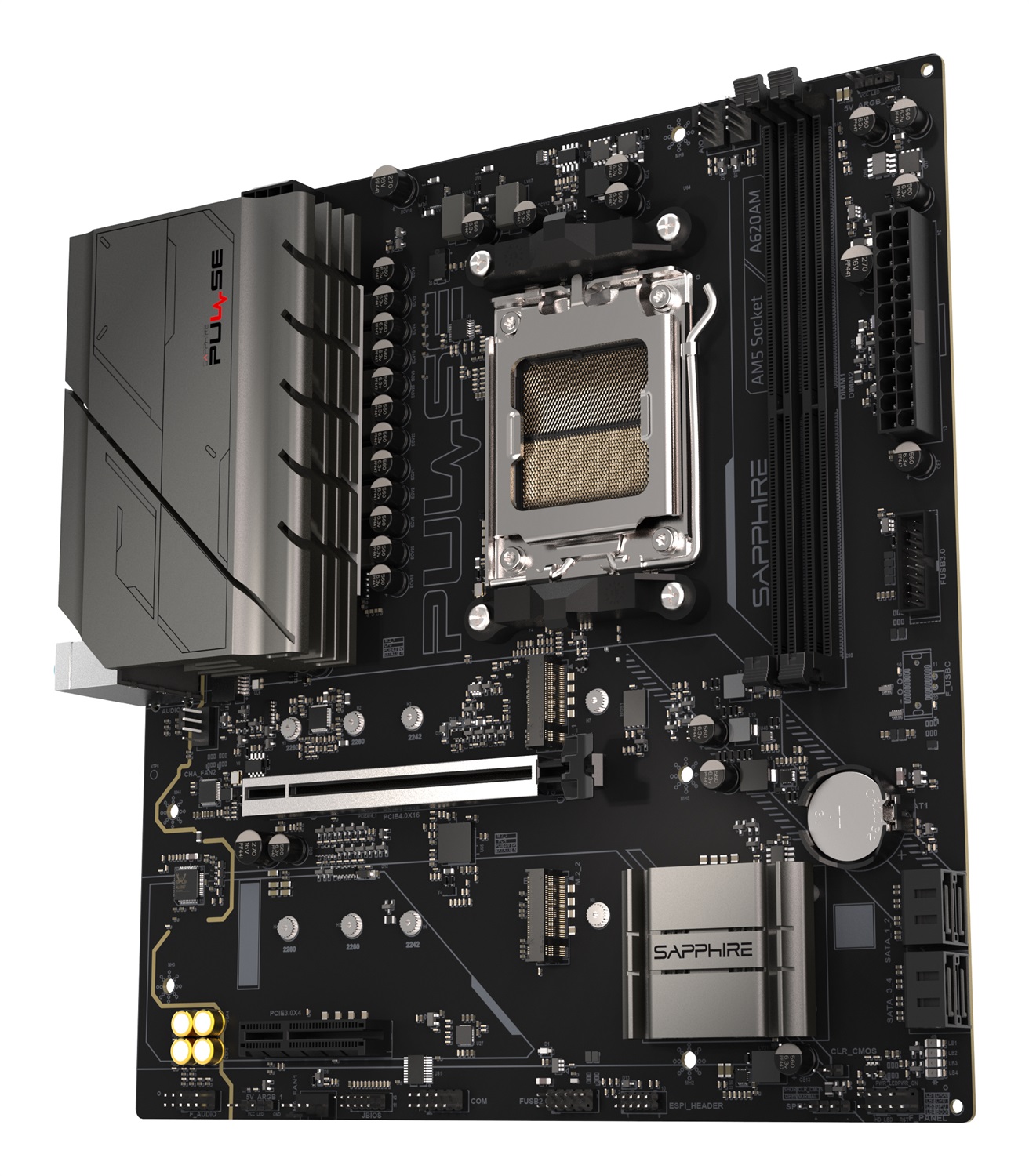 Sapphire Scheda Madre Pulse A620AM Micro-ATX AM5 con supporto DDR5 fino a 64 GB