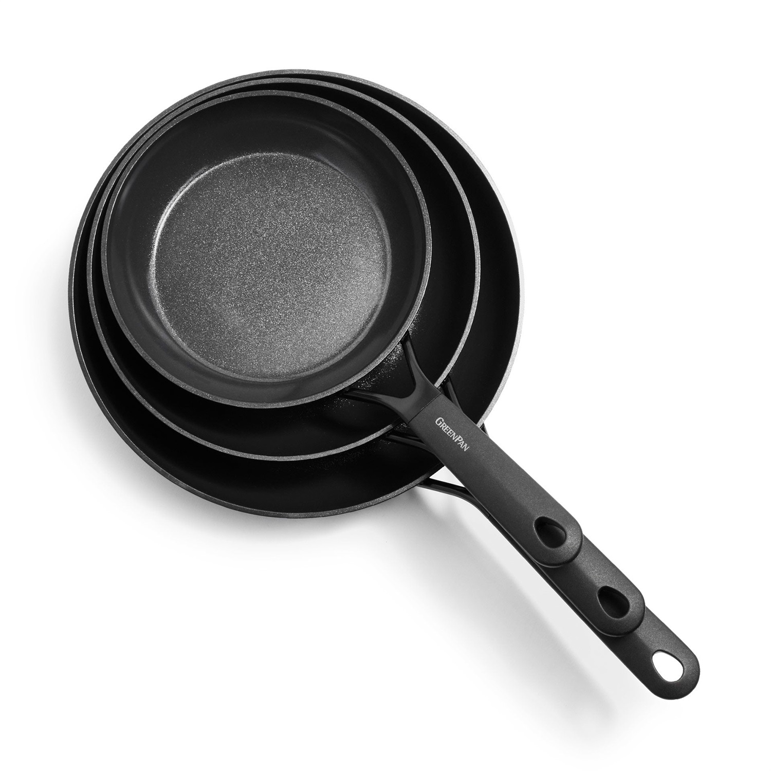 GreenPan SmartShape Padella in Ceramica Sana Antiaderente Ø28 cm - Senza PFAS, Adatta all'Induzione, Sicura al Forno, Lavabile in Lavastoviglie, Nero