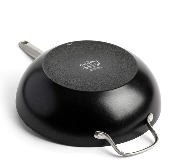 GreenPan Wok Copenhagen - Ø 30 cm, 4,8 litri, Rivestimento Antiaderente in Vetroceramica