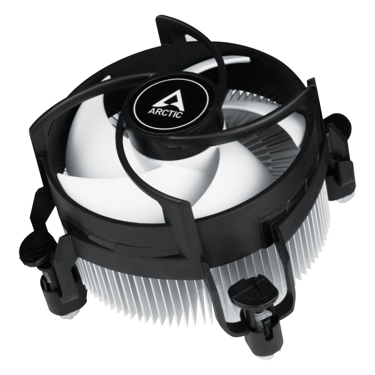 ARCTIC Alpine 17 Raffreddatore d'aria 9,2 cm per CPU Intel LGA1700 - 100-2000 Giri/min, 0,3 son, Nero/Argento
