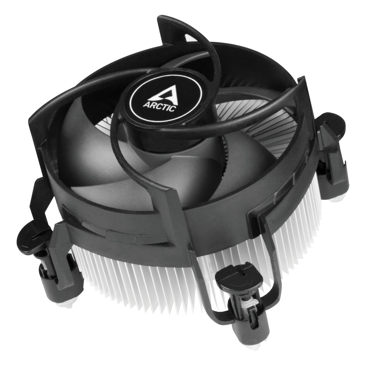 ARCTIC Alpine 17 CO Raffreddatore d'aria 9,2 cm per CPU Intel LGA1700 - 250-2700 Giri/min, 0,3 son, Nero/Argento