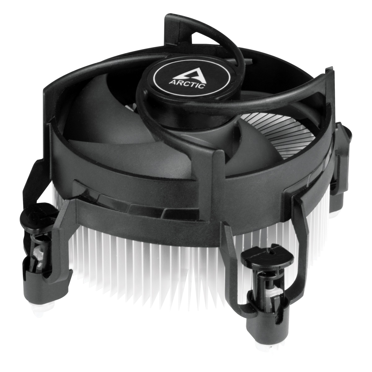 ARCTIC Alpine 17 CO Raffreddatore d'aria 9,2 cm per CPU Intel LGA1700 - 250-2700 Giri/min, 0,3 son, Nero/Argento