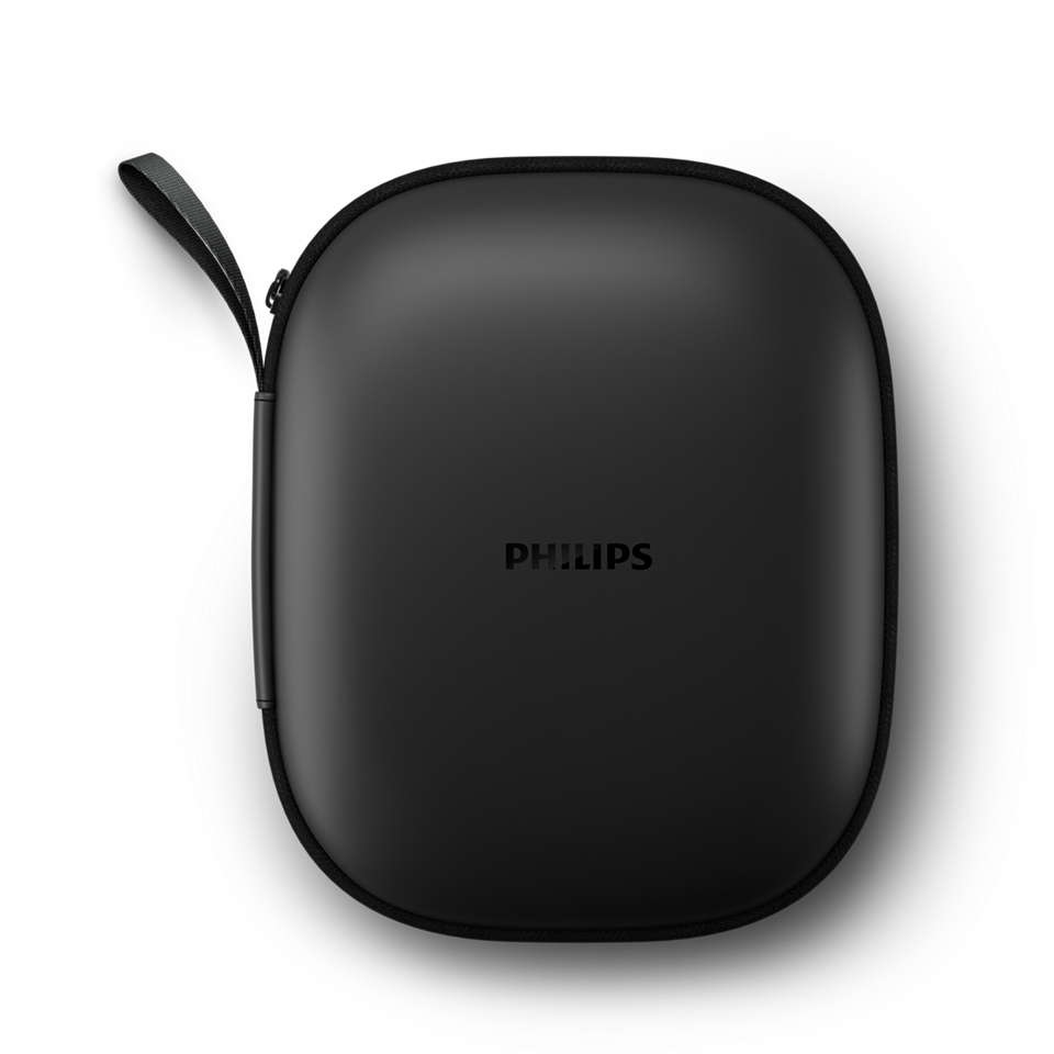 Philips TAH8506BK/00 - Cuffie Wireless A Padiglione con Cancellazione del Rumore, Microfono, Bluetooth, 60 Ore di Autonomia, USB tipo-C, Nero