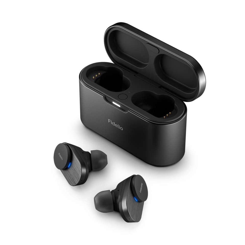 Philips T1BK/00 Cuffie True Wireless Stereo (TWS) In-ear con Cancellazione del Rumore, Controllo Touch, Bluetooth Multipoint, 48 Ore di Riproduzione, Design Premium - Nero